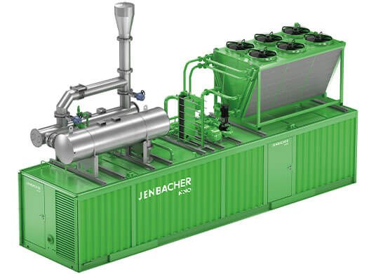Jenbacher Container layout
